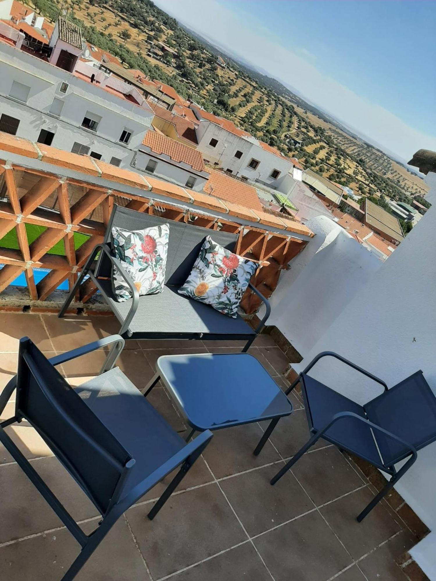 La Martela De Segura Apartamento Rural Piscina Segura de León Exteriör bild
